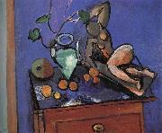 Henri Matisse Vases and sculpture oil on canvas